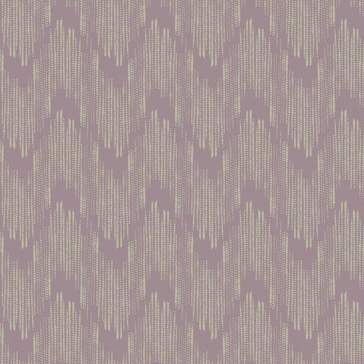 Флизелиновые обои арт.23 007, коллекция Casual, бренд Milassa в полоску с геометрическим шевроном в фиолетовом цвете, обои для спальни